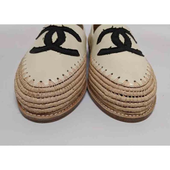 SOLD Chanel Beige Cruise CC Espadrilles - Picture 7 of 7